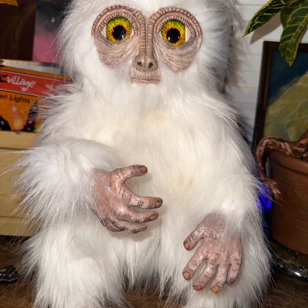 White Furry Creature Figurine
